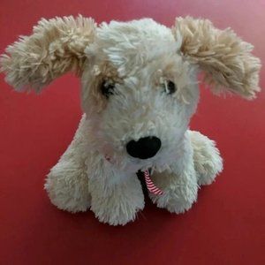 ❤️ Dan Dee's Collectors Choice small floppy plush White & Cream puppy dog